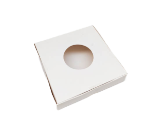 7X7X1.5 Inches Square White Window Box