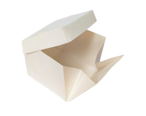 Jumbo Burger Box 5.25x5.25x4 Inches Hinged Lid