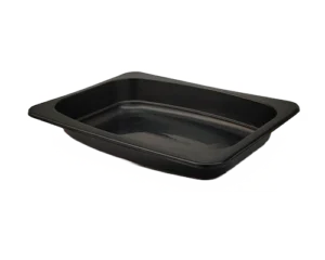 30 MM (450ml)Top seal pasta tray Black