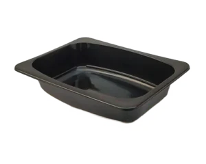 40 MM (550ml)Top seal pasta tray Black