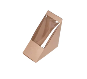 Kraft 2 Layered Sandwich Box With Window