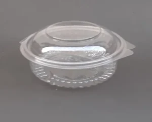 Round 24 oz Hinged Dome Lid Container