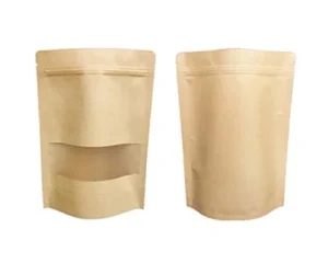 7x10 Inches Brown Standup Zipper pouch (500Gms)